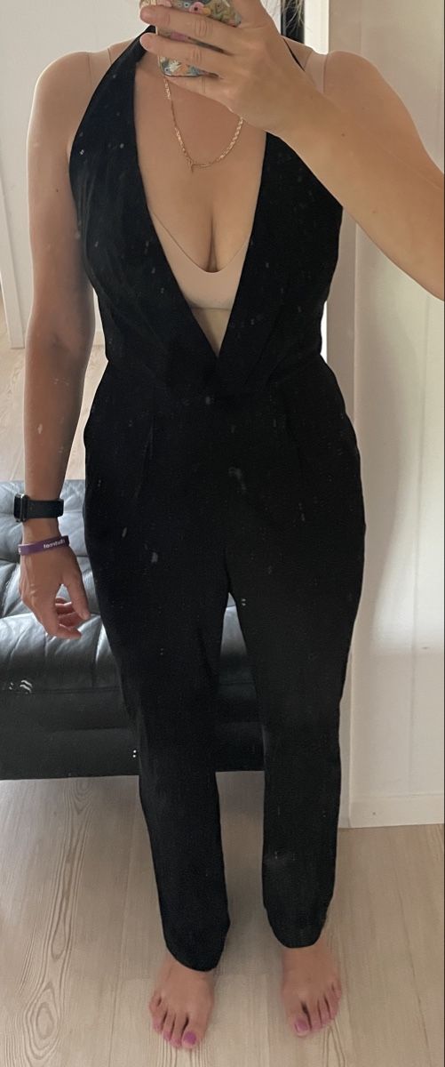Jumpsuits: Jumpsuit schwarz Neckholder Grösse M – Gebraucht aus Flaach von jod_8mbm 1