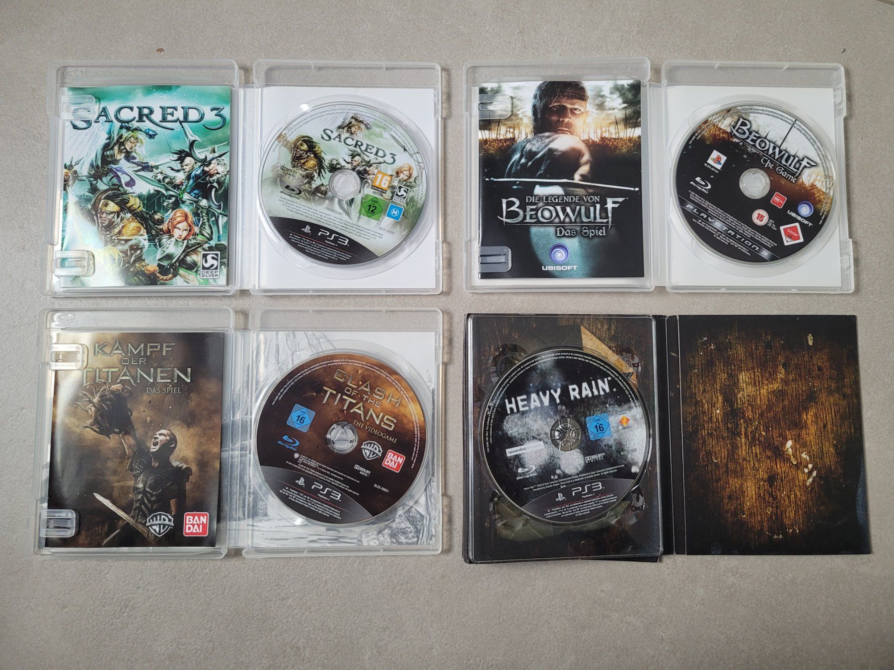 Spiele: 4x Top Games PS 3 / Playstation 3 – Gebraucht aus Uezwil von -Retrogames- 1