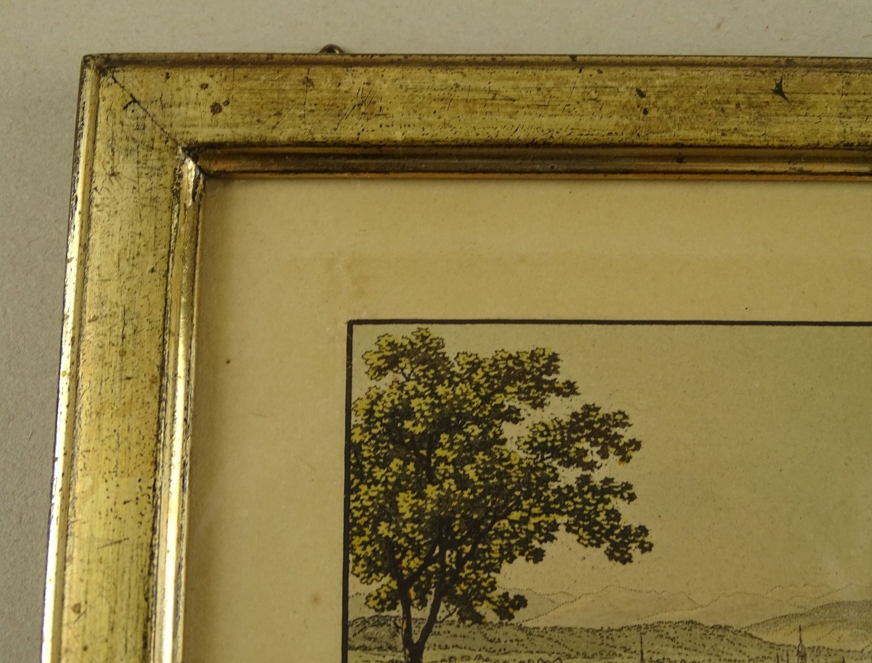 Incisioni: ZOFINGEN, AARGAU, AQUATINTA UM 1840 – Usato da Grüningen venduto da Kartensammler 3