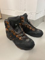 LOWA Camino GTX - Wanderschuhe Gr. EU 45, Schwarz/Orange