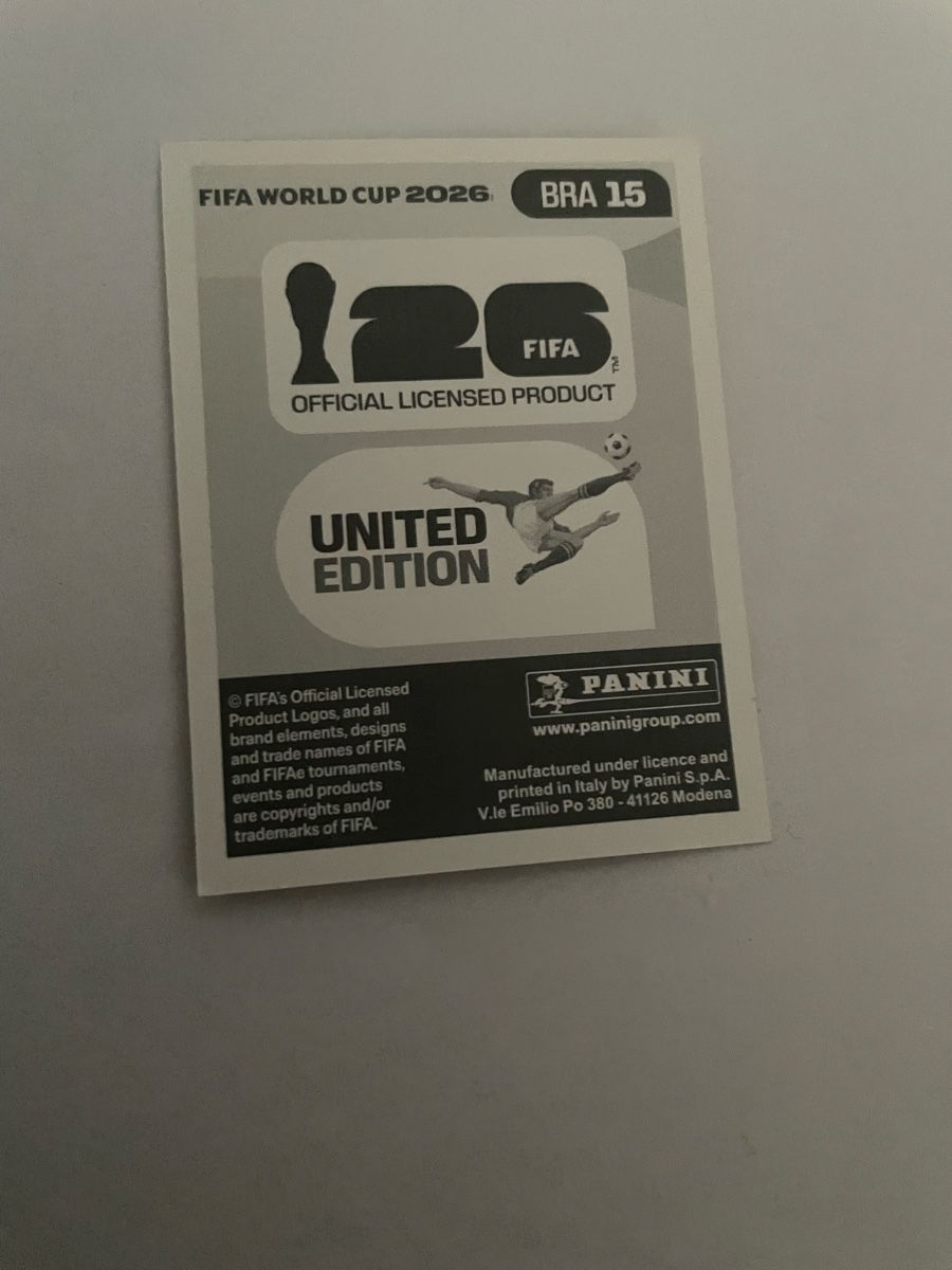 Panini Carte collezionabili: FIFA WM 2026 Rodrvgo BRA 15 – Nuovo (secondo la descrizione) da Winterthur venduto da Cobraforce 1