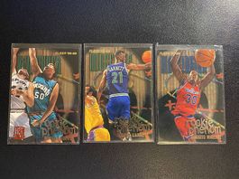 1995 fleer - NBA - Reeves Garnett Wallace - 3 rookie cards