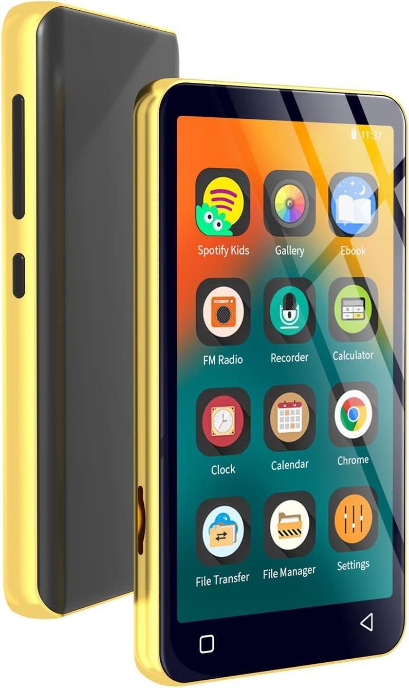 Lecteur media portable: MP3-Player mit Bluetooth und WLAN 4" Touchscreen HiFi Gold – Neuf avec emballage d'origine à Schaffhausen par Alvora