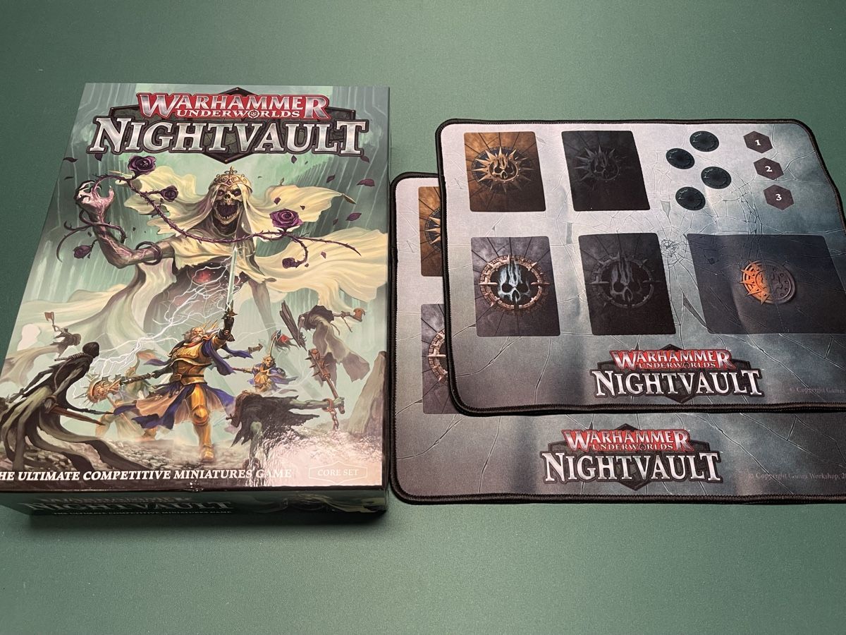 Spiele: Warhammer Underworlds Nightvault Core Set + 2 Playmats – Neu (gemäss Beschreibung) aus Wettingen von TheCenturion