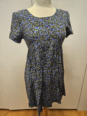 Vintage Flower Boho Babydoll Kleid