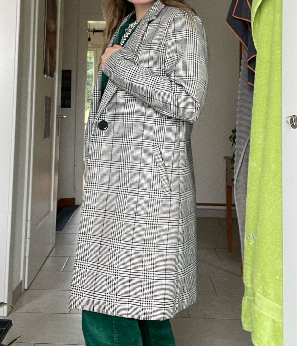 Someday Cappotti: Eleganter Damen Mantel im Karomuster – Usato da Winterthur venduto da maclili 2