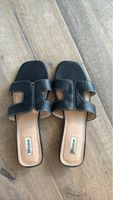 Dune London Sandalen Schwarz Leder