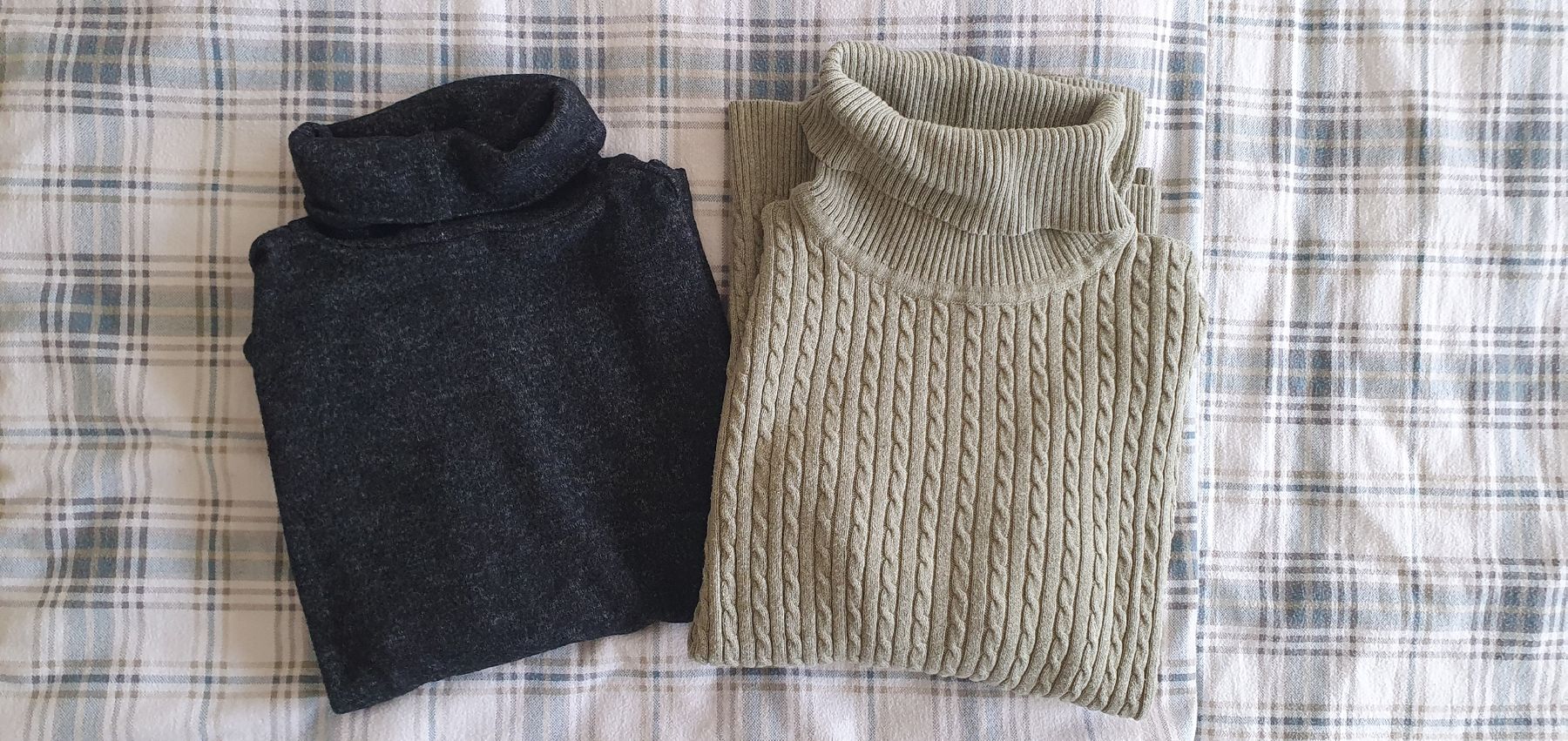 Maglioni & Felpe: 2× Warme Rollkragenpullover, Gr. S – Usato da Bern venduto da fede736