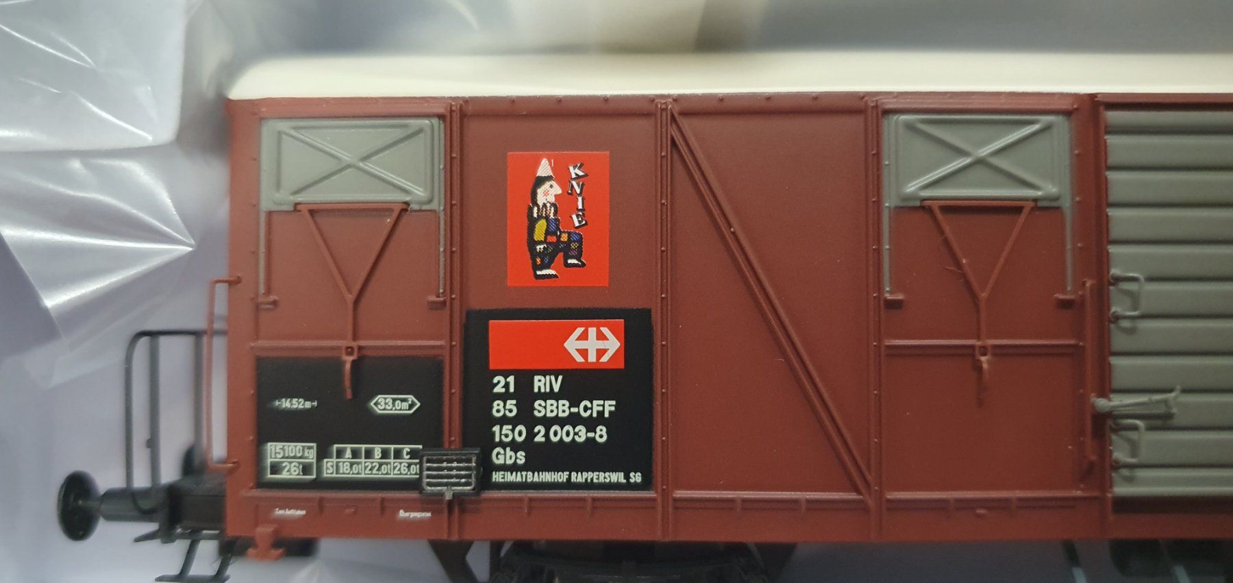 Modelleisenbahnen: Exact-Train 20452B  SBB Gbs Circus KNIE – Neu und originalverpackt aus Würenlos von jub_nd5j 3