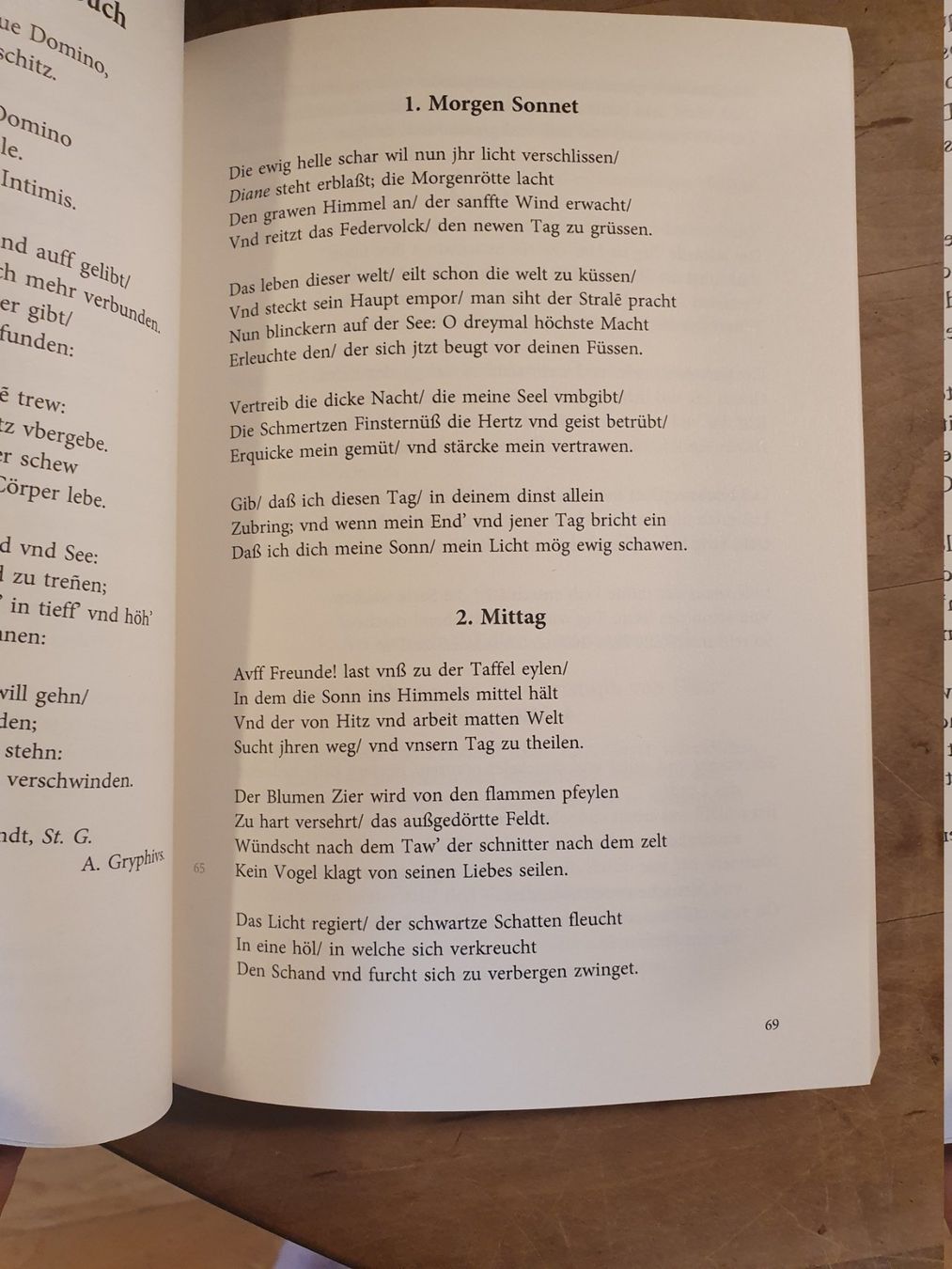 Libri: Sonette Andreas Gryohius Hoffenberg – Usato da Zürich venduto da loosebone 2