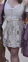 Krüger Dirndl beige offwhite mit Spitze und Perlen Gr. 44