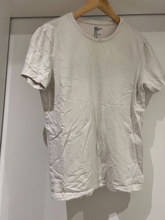 Sommer T-Shirt von H&M Basic, Gr. M, Weiss, Top Zustand
