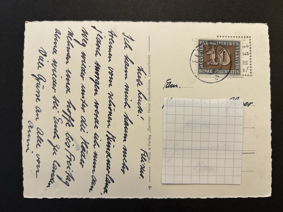 Cartoline postali: Lenzerheide Valbella AK – Usato da Fanas venduto da Alessio11 1
