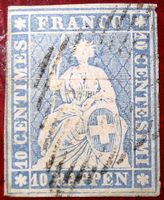 Strubel 23B2mm selten ! Papier Sant. mit Attest Kat. 5000.-