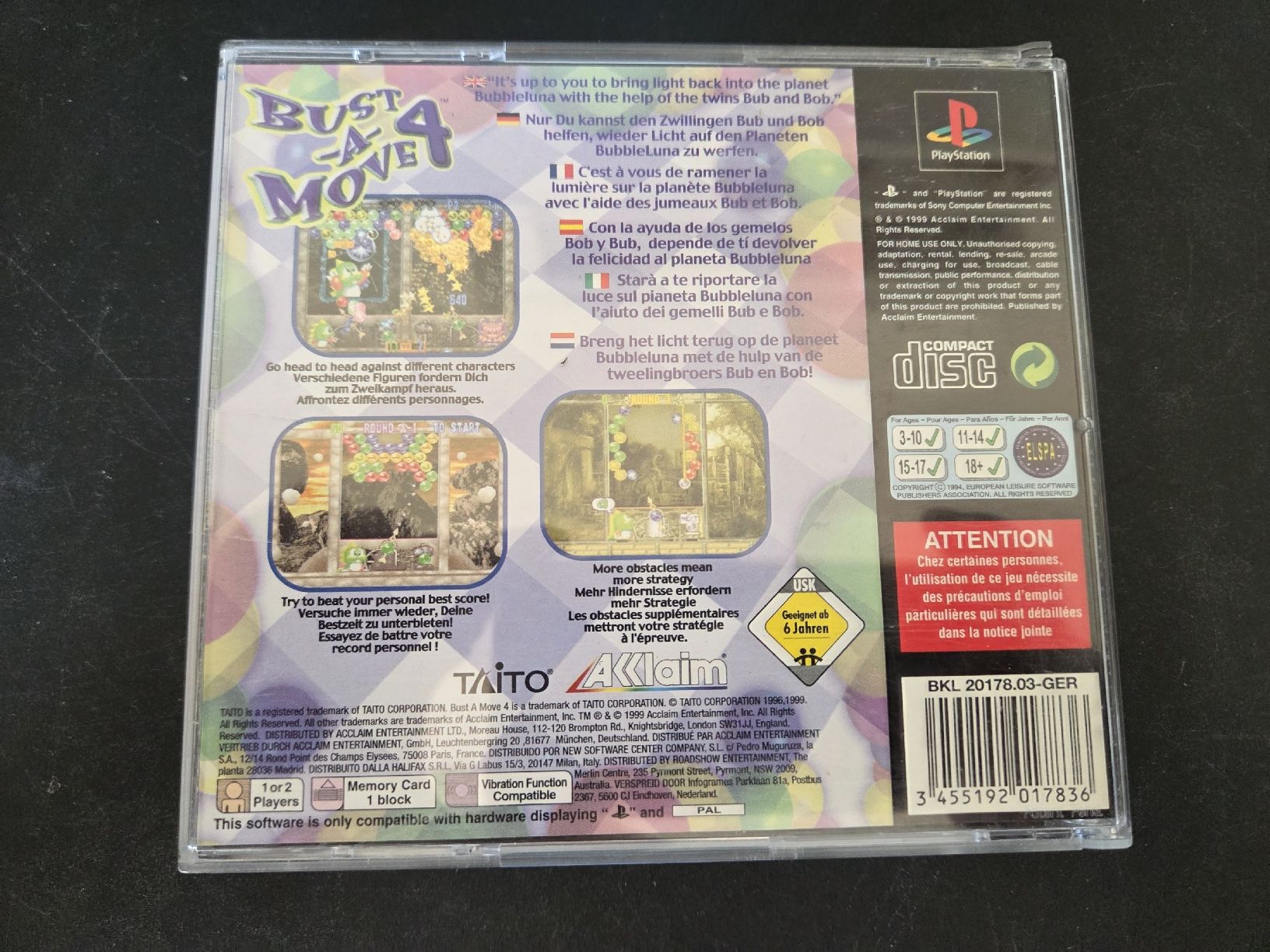 Giochi: Bust-A-Move 4  – Usato da Territet venduto da Cenh 1