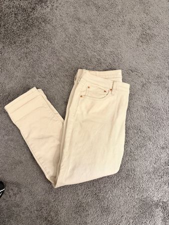 Levi's Boyfriend Jeans, Beige, Grösse 31 - Top Zustand!