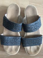 Rieker Schlüpfschuhe Damen Grösse 39 dunkelblau