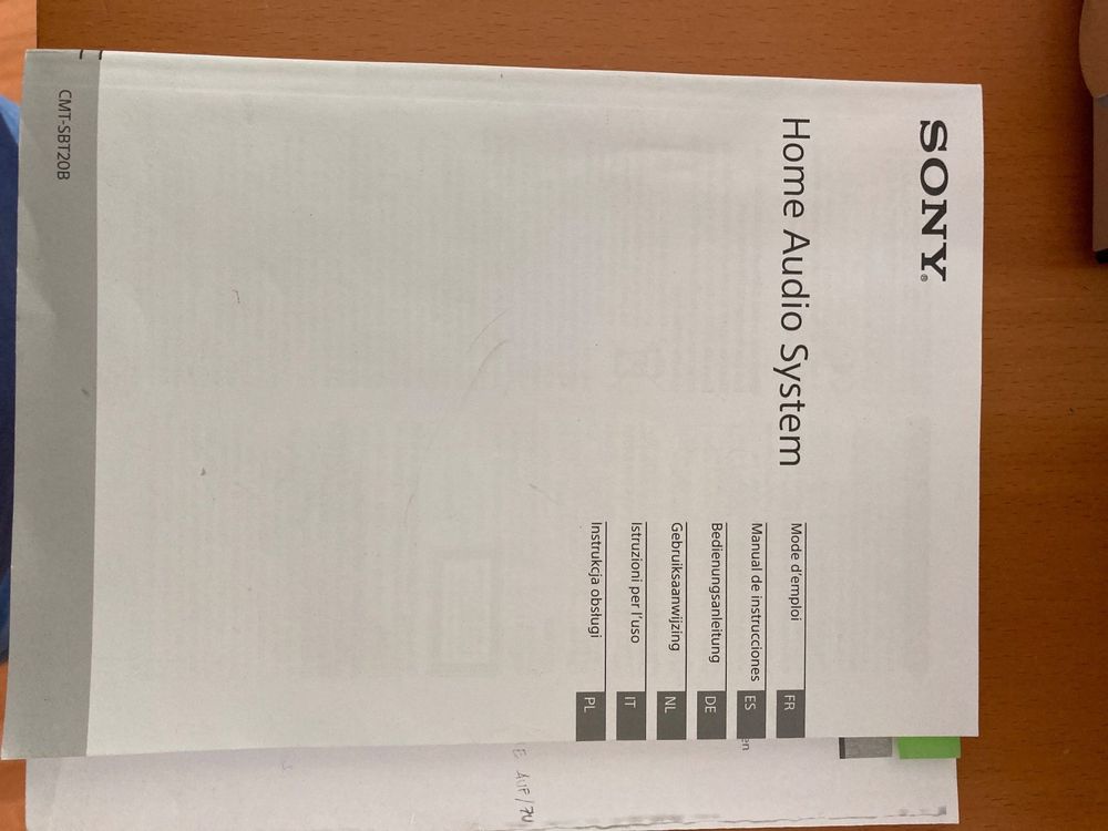 Sony Home Audio System CMTSBT20B Acheter sur Ricardo