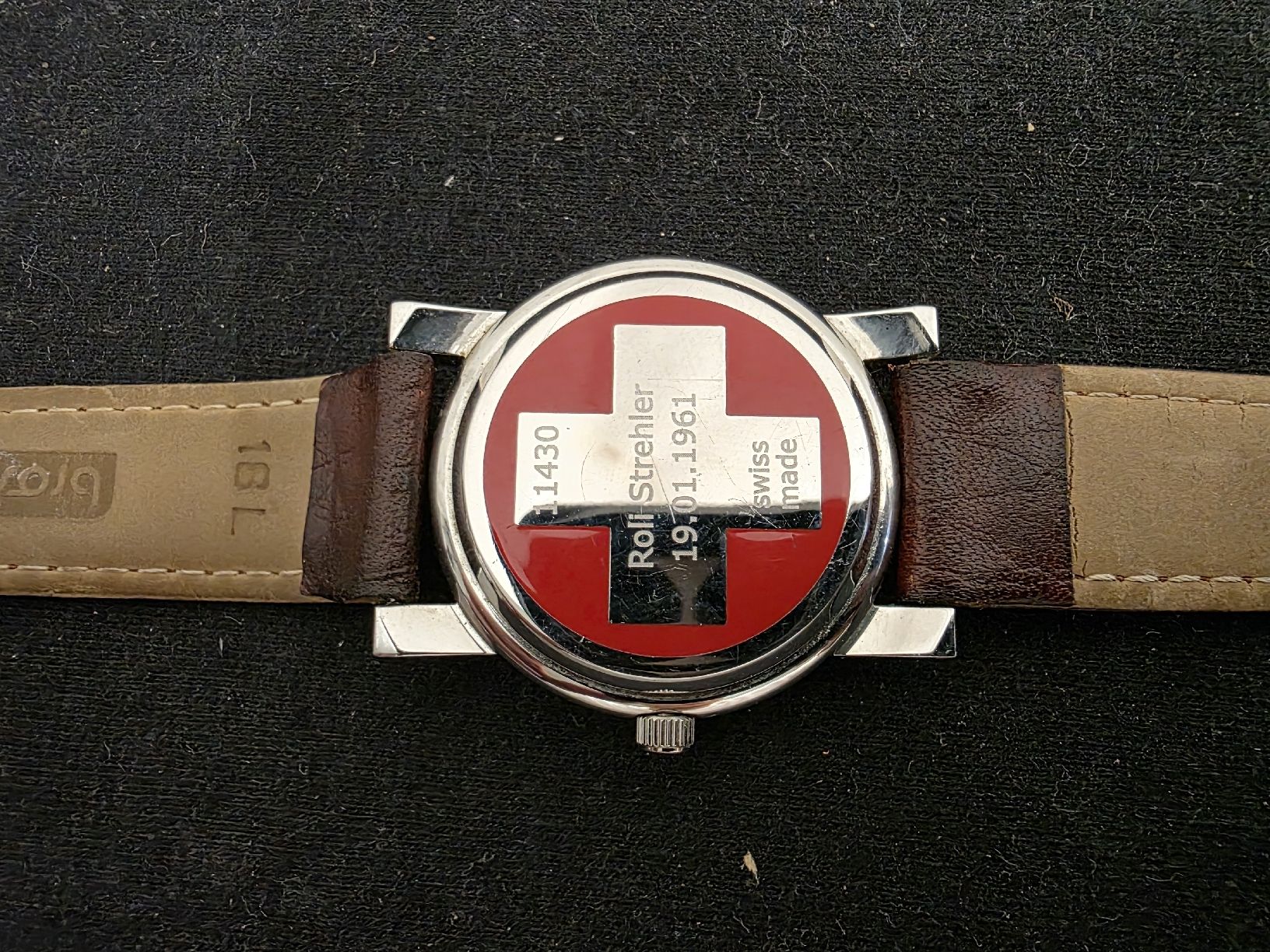 Orologi: Armbanduhr mit Schweizer Franken Silber 1961 – Usato da Wolfertswil venduto da Antiko 4