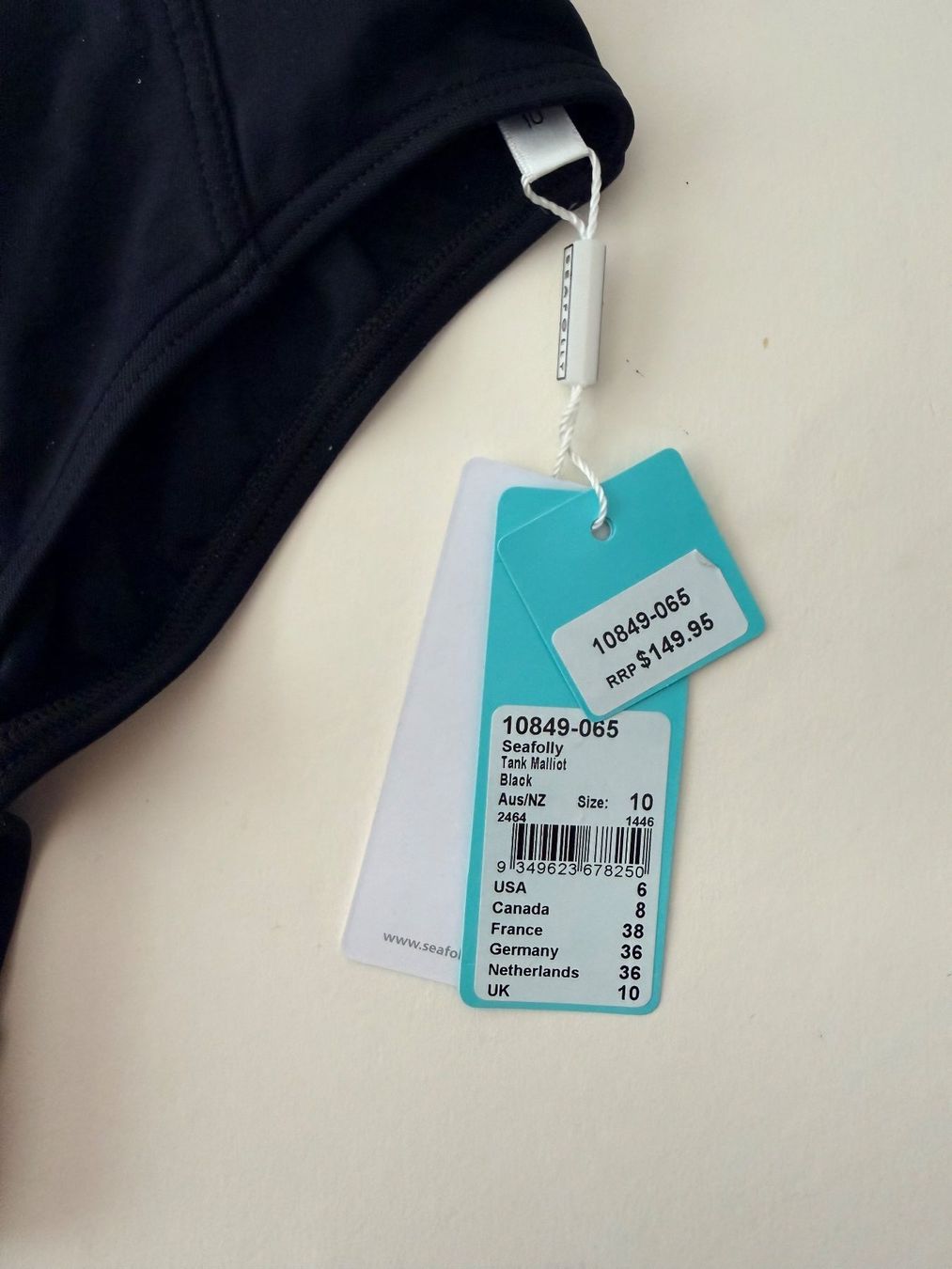 Seafolly Costumi da bagno & Bikini: SEAFOLLY, Badekleid, Grösse 36, Farbe Schwarz – Nuovo e nell'imballaggio originale da Rudolfstetten venduto da gst_g7xl 5