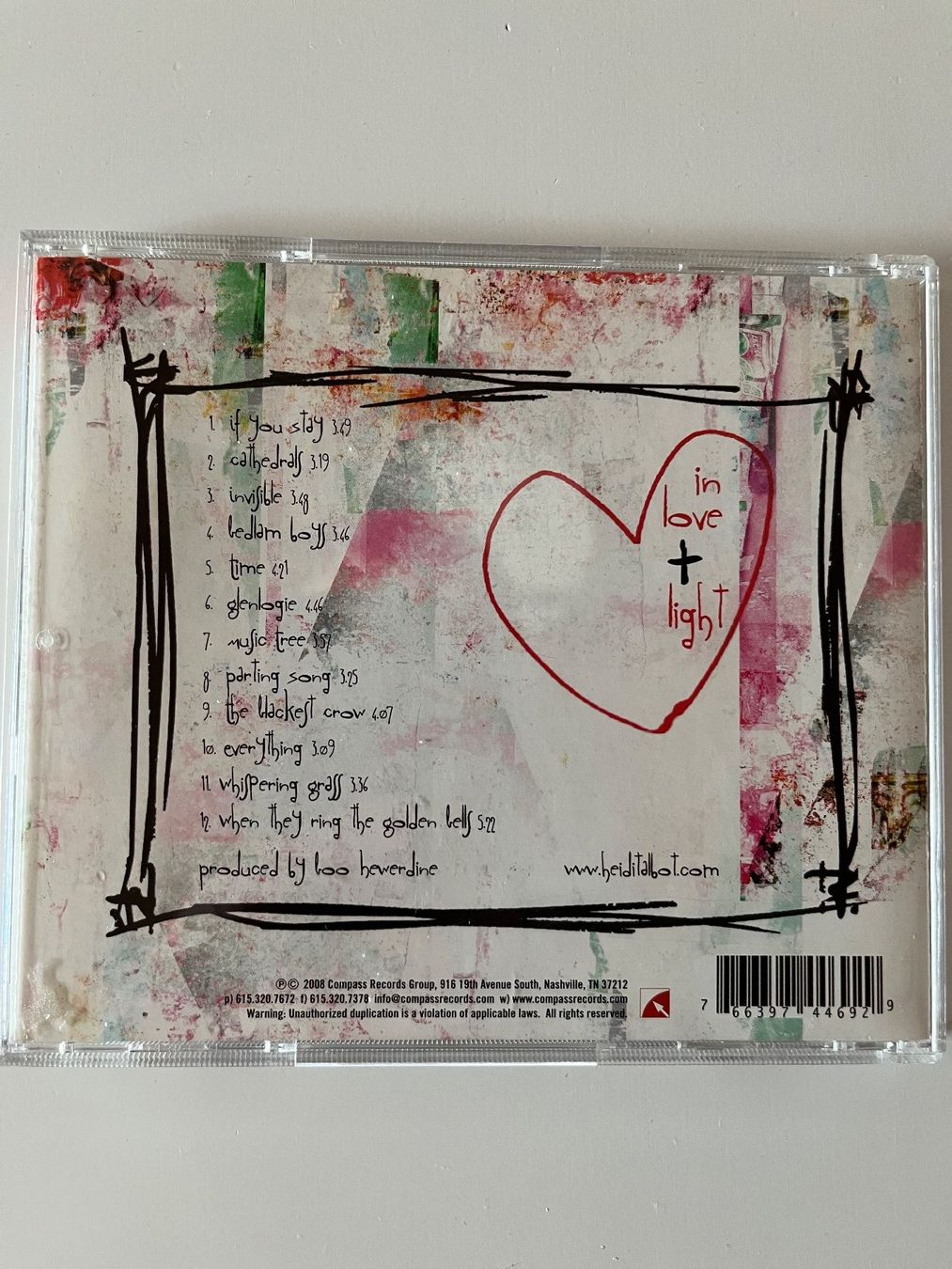 CD: CD von Heidi Talbot: in love + light – Usato da Attikon venduto da Hagenholz81 1