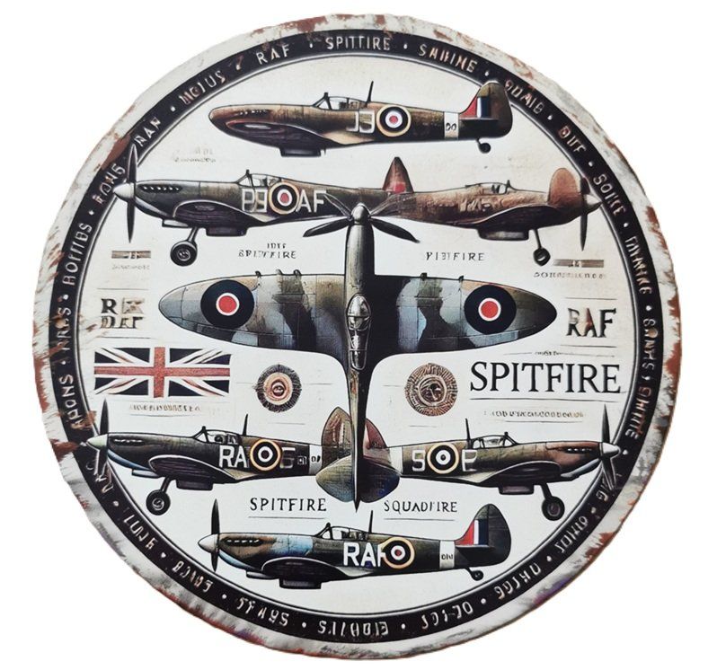 Insegne: SPITFIRE  - Blechschild  (neu/OVP) – Nuovo e nell'imballaggio originale da Wilen b. Wollerau venduto da morethanmusic