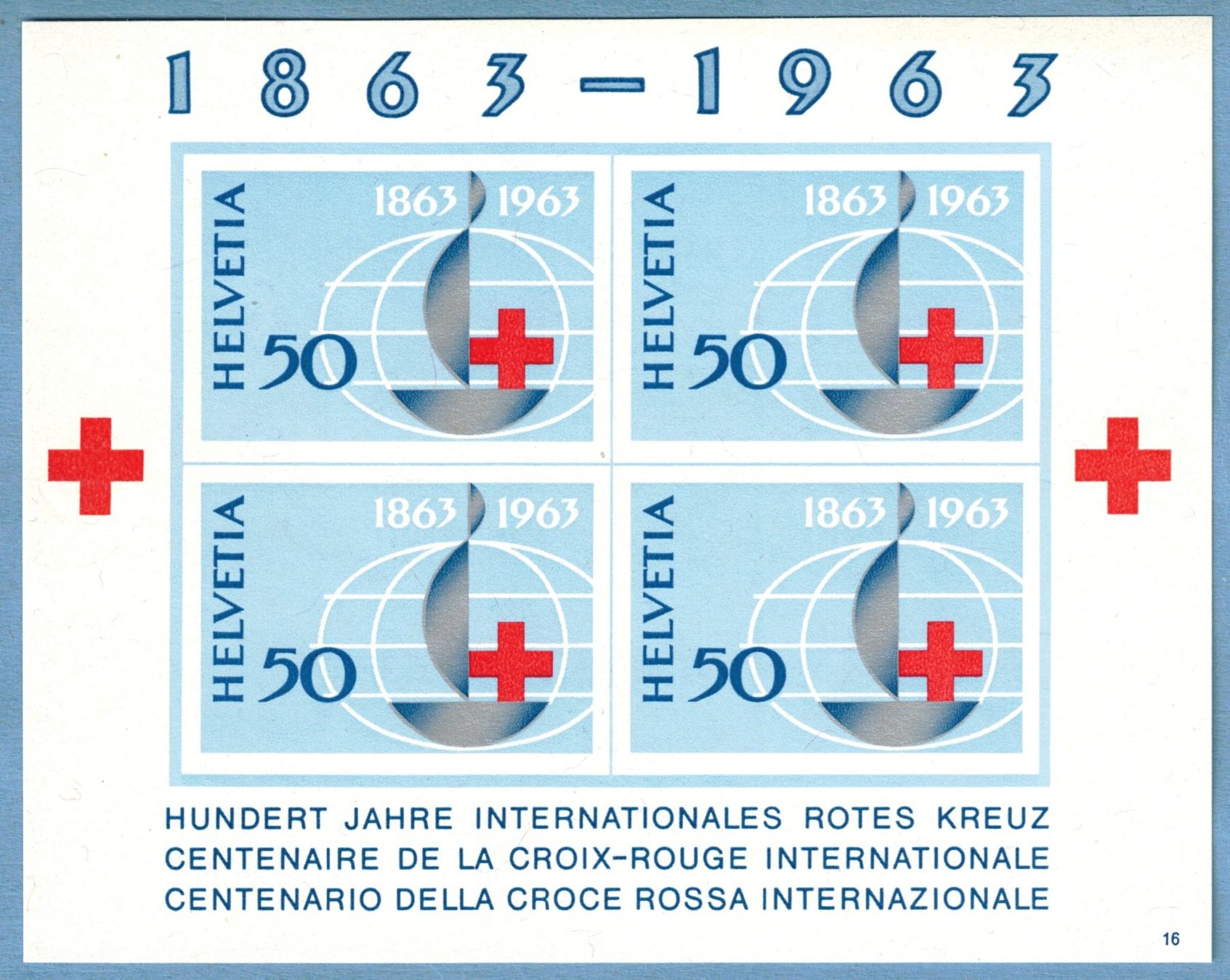 Tutti i francobolli: 1963  100 Jahre   Rotes Kreuz   postfrisch – Nuovo (secondo la descrizione) da Mellingen venduto da Ginger