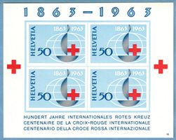 1963  100 Jahre   Rotes Kreuz   postfrisch