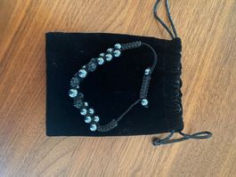 Black stone circonia bracelet