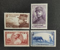 Frankreich 1940, Kriegshilfswerk, Satz ungestempelt