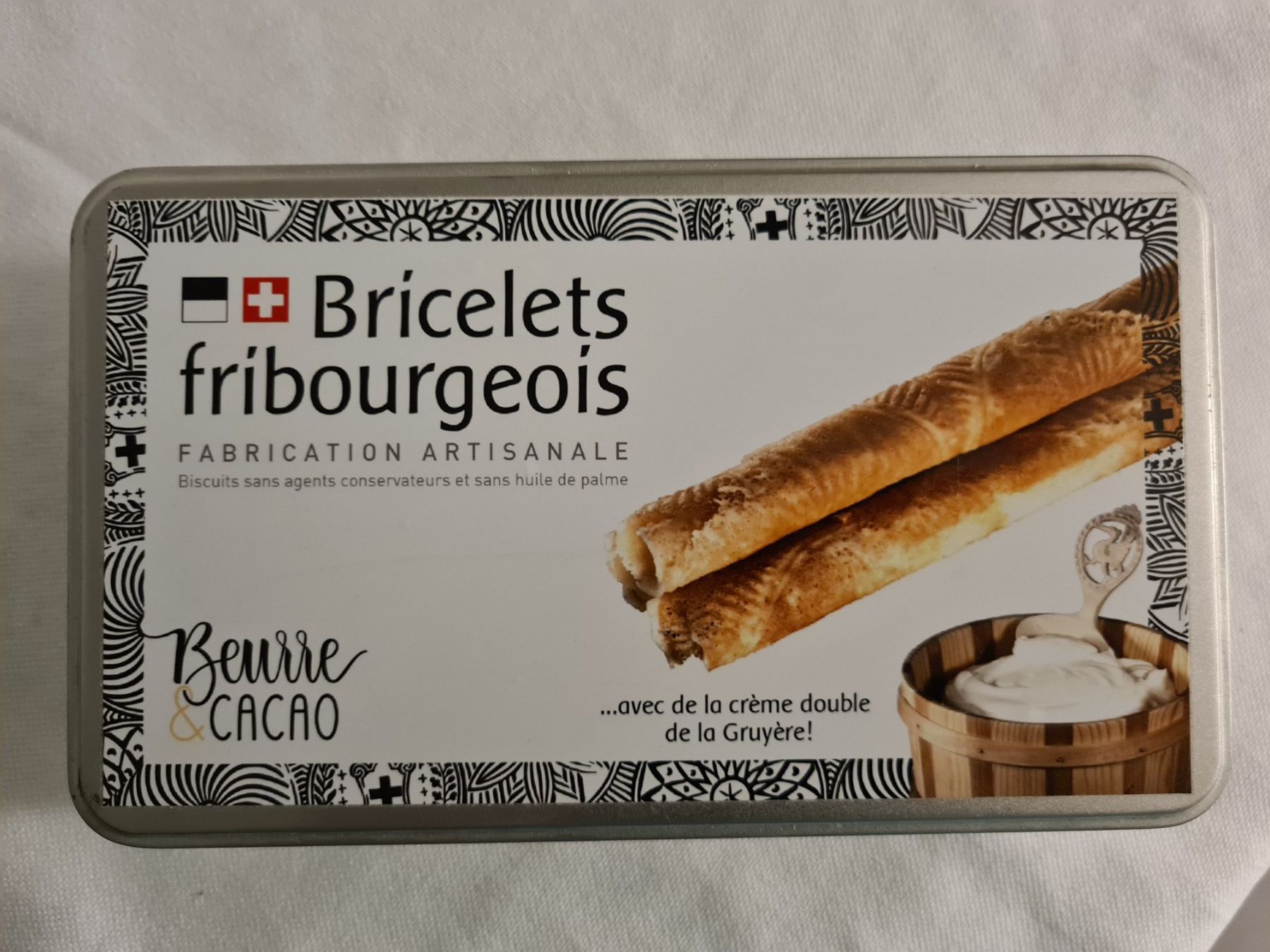 Komplettküchen: Dose Bricelets fribourgeois – Gebraucht aus Lyss von rochen54