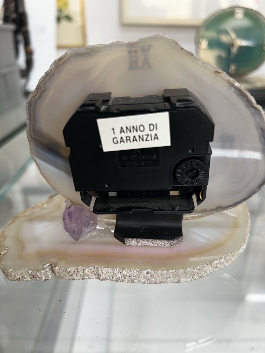 Orologi da terra & Orologi da parete: Achat-Tischuhr mit Amethyst – Usato da Winterthur venduto da gue_yf9d 2
