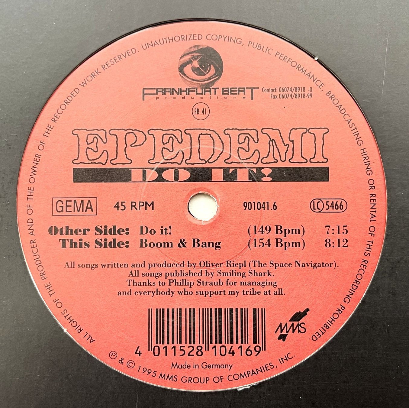 Schallplatten: Epedemi – Do It! (1995, Vinyl) – Gebraucht aus Oftringen von Vucki 1