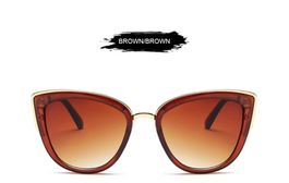 Style Polarisierte Damen Sonnenbrille braun mit UV Schutz