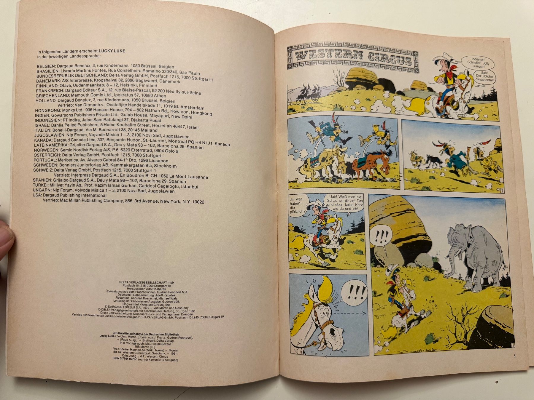 Comics: Lucky Luke Band 62 Western Circus – Gebraucht aus Münsingen von Ganjam 3