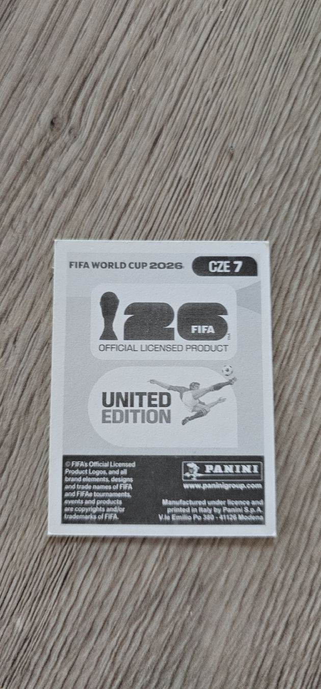 Panini Cartes à collectionner: Fifa World Cup Panini CZE 7 – Neuf avec emballage d'origine à Biel VS par volcom8702 1