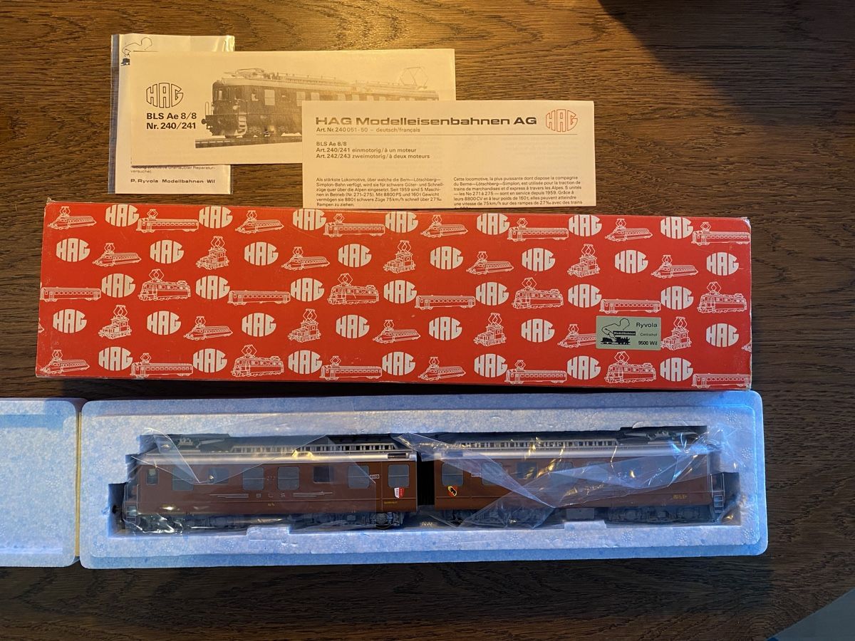 Hag Modelleisenbahnen: HAG 243 Ae 8/8 BLS H0 – Gebraucht aus Glattpark (Opfikon) von anywaya23 8