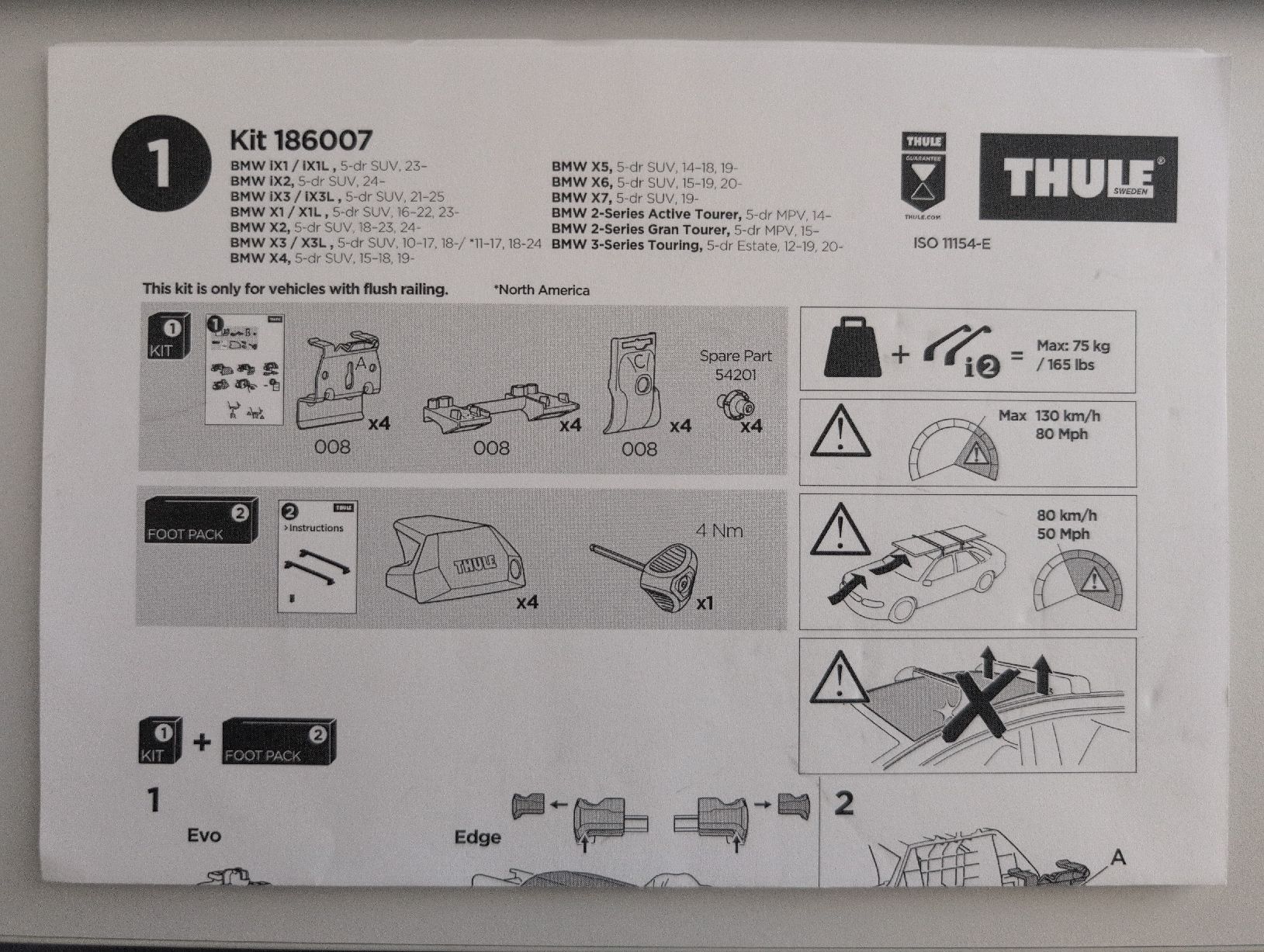 Thule Portapacchi: Thule Edge Flush Rail - roof bars - like new – Usato da Dübendorf venduto da NICKDUSS 6