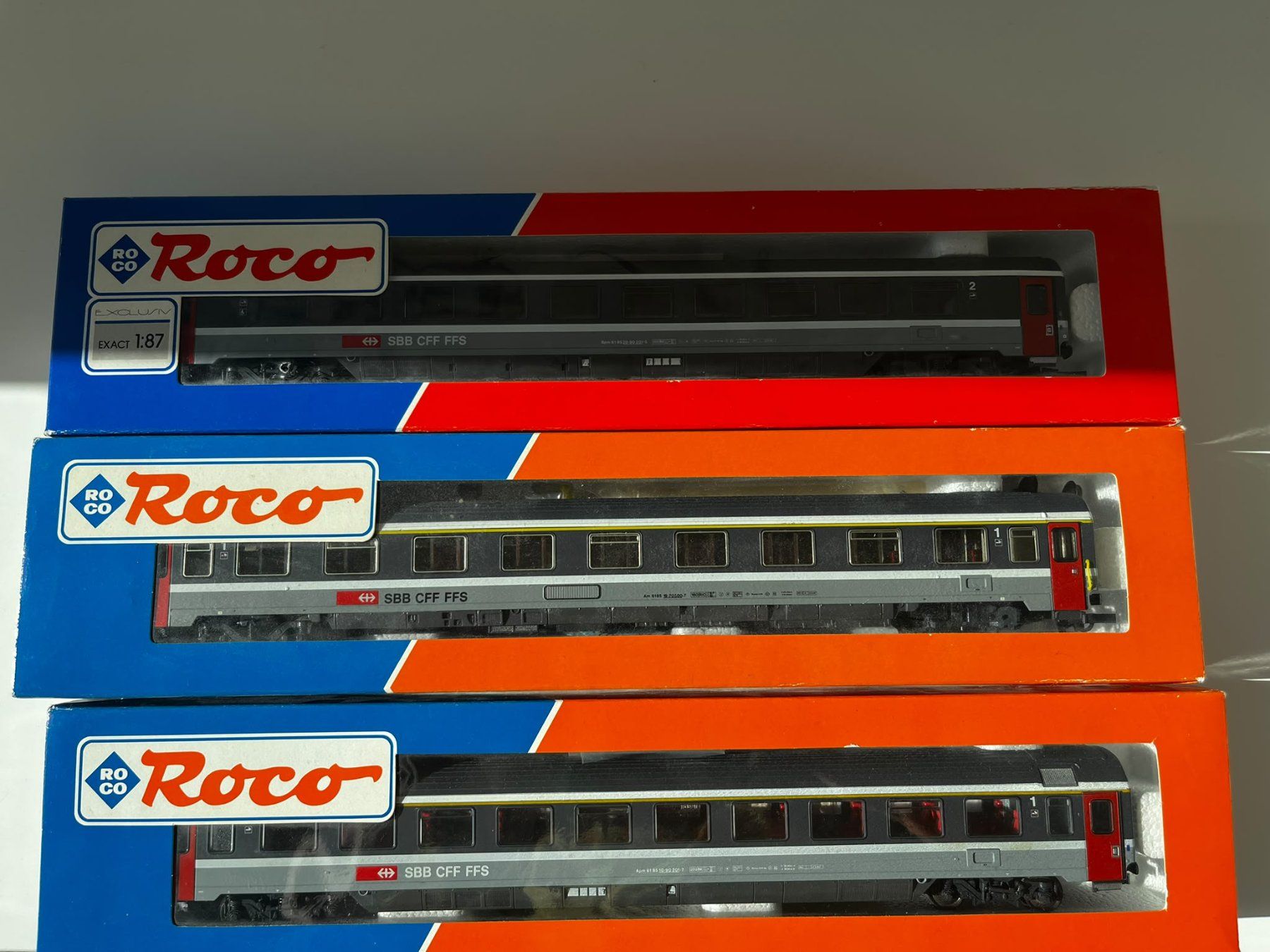 Roco Trains électriques: 3x Roco SBB waggons – D'occasion à Baden par Muschti