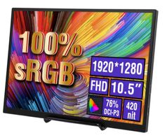 Anmite 10,5" tragbarer Monitor 1920x1280 für Switch Handy PC