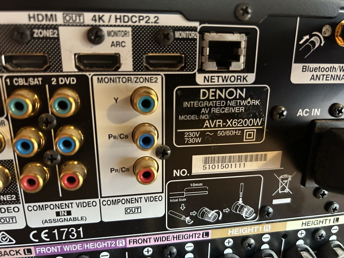 Denon Ricevitori: Denon AVR-X6200W Surround reciever – Usato da Waldkirch venduto da inf_b8rk 3