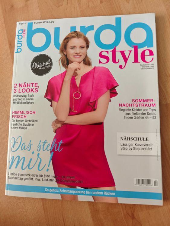 Burda Style Nähjournal 7/2017 – Sommerliche Schnittmuster (Gebraucht ...