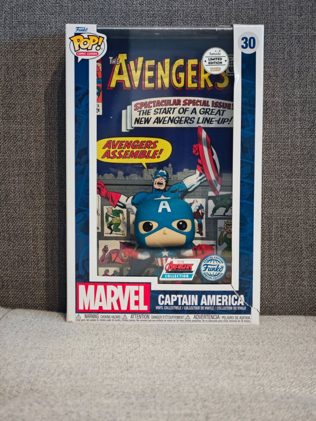Funko Statuette: Funko Pop! Comic Cover - CAPTAIN AMERICA, NEW – Nuovo (secondo la descrizione) da Bellinzona venduto da suissepro