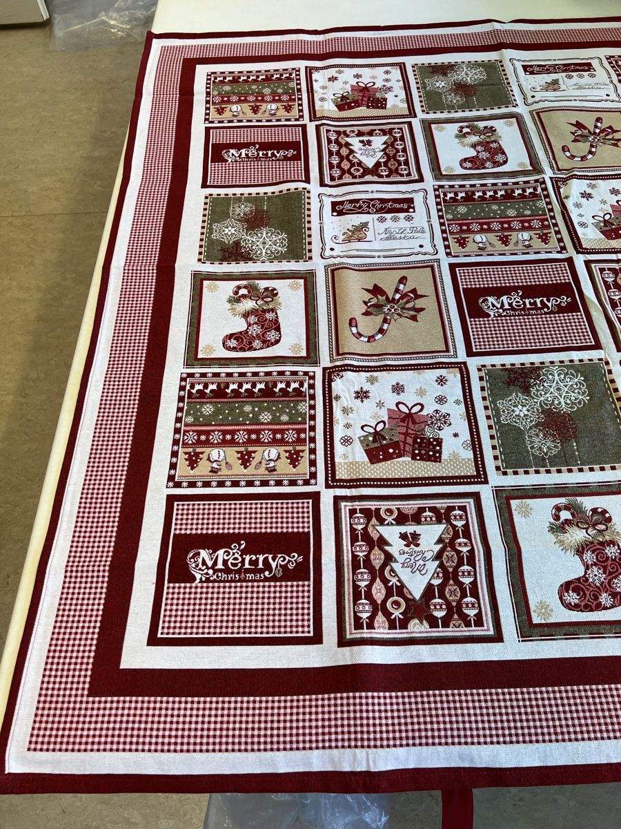 Altra biancheria da tavola: Weihnachtsdecke 140x140cm – Nuovo e nell'imballaggio originale da Winterthur venduto da hannes1812