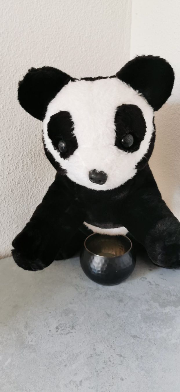 Giocattoli: PANDABÄR KUNSTFELL SCHWARZ-WEISS CA 46 CM – Usato da Aadorf venduto da lisepeter 4