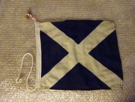 Signalflagge "M" Jacht / Vintage