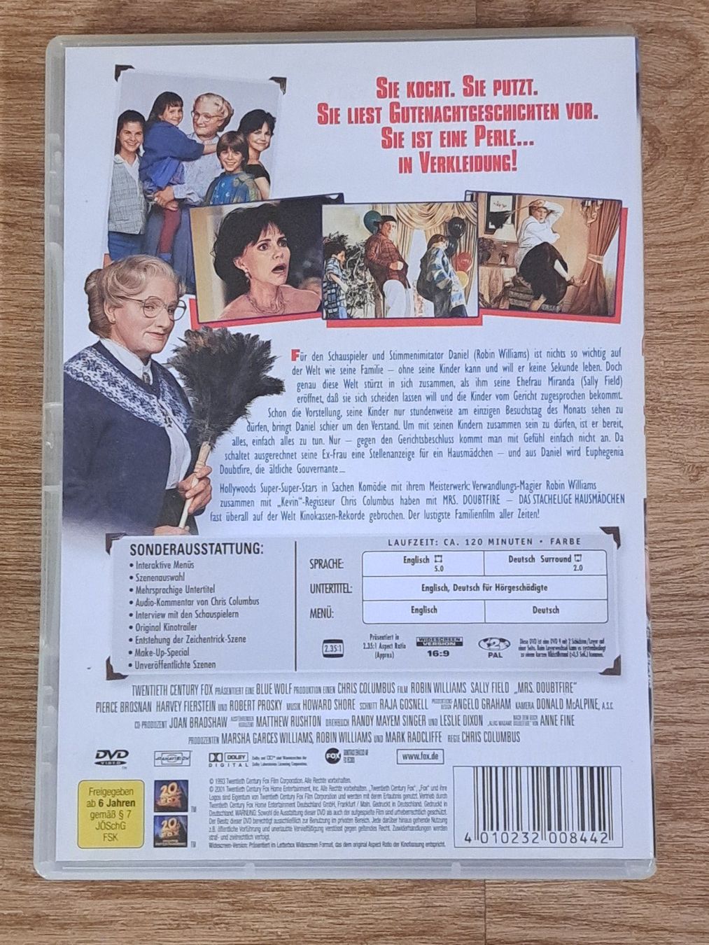 Alle DVDs: Mrs. Doubtfire  Das stachelige Hausmädchen, Robin Williams – Neu (gemäss Beschreibung) aus Unterseen von Kanica 1