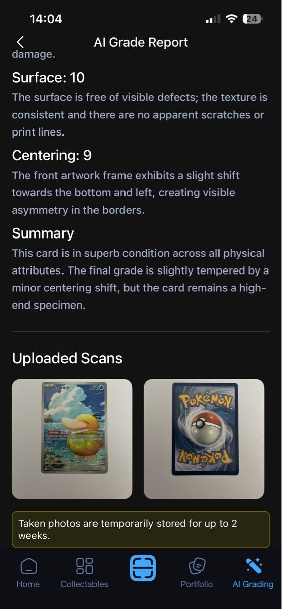 Pokémon Carte collezionabili: Psyduck 226/217 AI Grading 9.6 – Nuovo (secondo la descrizione) da Wittenbach venduto da Ribery796 3