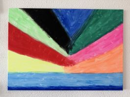 Farbenfrohes Gemälde - Original Kunstwerk zu verkaufen!
