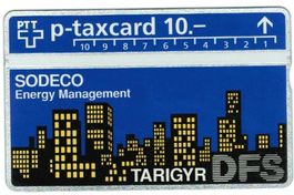 Taxcard 307L_90647 Sodeco 10 Fr. 750 Ex ungebraucht
